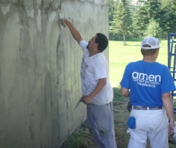 Stucco application